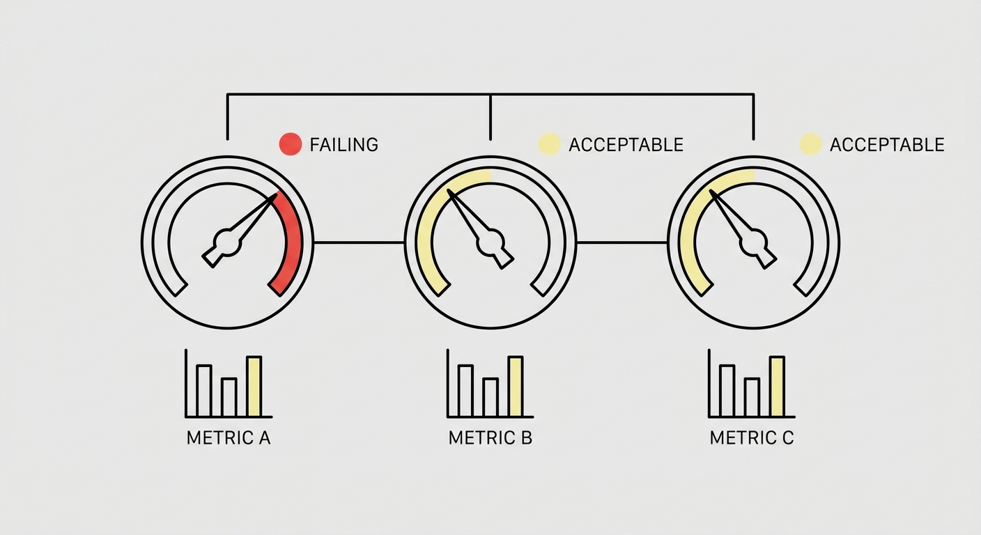 Amazon's key performance metrics—ODR, Late Shipment Rate, and Cancel Rate—must stay within strict thresholds.