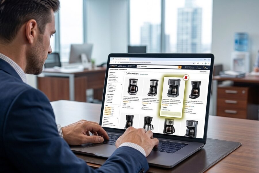 Organic product demand growth chart for Amazon listing optimization and marketplace success
